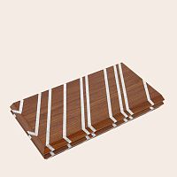 Modern backgammon table STRIPEShomeAmerican walnut