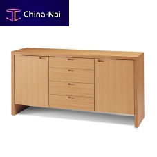 Contemporary sideboard STRIPE DDR-150oakwalnutwith drawers