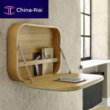 Contemporary secretary desk NUBOoakfabricwith storage