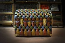 Chesterfield chest leatherupholsteredhandmade