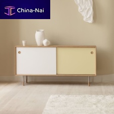 Sideboard with long legs Sibast No 11contemporaryoakwalnut