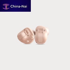 ITE hearing aid wirelessbrownbeige