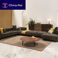 Contemporary coffee table Albino Familylacquered MDFmarblepowder-coated steel base