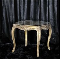 Louis XV style side table CRESSONglasssquarehome