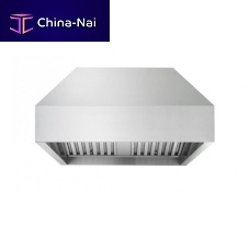 Ceiling-mounted extractor hood SVH48for commercial kitchenductedgray