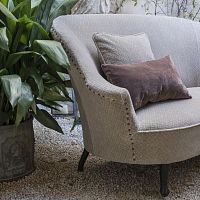 Upholstery fabric CLUB : CLUB XXgeometric patterncottonvelvet