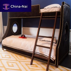 Bunk bed GRAMERCYsingletraditionalupholstered