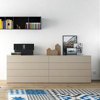 Contemporary chest of drawers S1 woodenMDFmodular