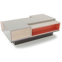 Contemporary coffee table Quinconceswoodenwooden baserectangular