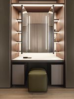 Contemporary dressing table BEAUTwooden1-seatby Rodolfo Dordoni