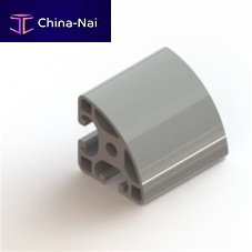 Aluminum profile BASE08E0242roundindustriallightweight