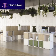 Free-standing bookcase OXOmodularcontemporarycommercial