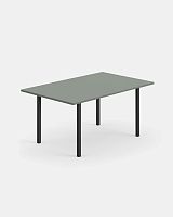 Contemporary table TIMO RMDFmelaminesteel base