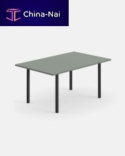 Contemporary table TIMO RMDFmelaminesteel base