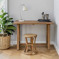 Free-standing desk Lucas traditionalteakstraight