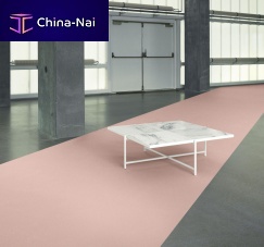 Contemporary table 90marblemetal basesquare