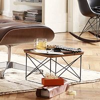 Contemporary side table LTRoaksolid woodplywood