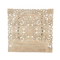 Single bed headboard COTTAGE classicsolid woodhand-carved wood