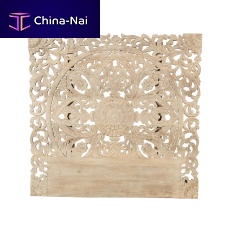 Single bed headboard COTTAGE classicsolid woodhand-carved wood