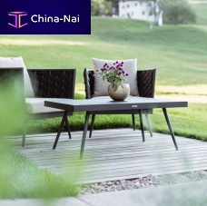 Contemporary coffee table CAPPUCCIOaluminumaluminum baserectangular