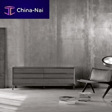 Contemporary chest of drawers BRADplywoodAmerican walnutnot specified
