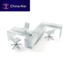 Workstation desk AIR 1free-standingcontemporaryglass