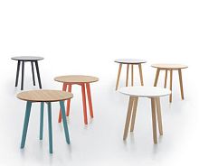 Contemporary side table CHAIRMAN woodenroundhome