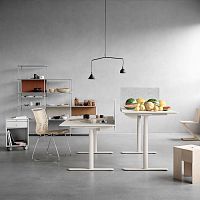 Free-standing desk HILOW2160contemporarylaminatestraight