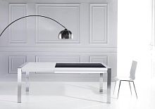 Contemporary table VERAmetalrectangular