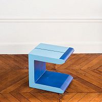 Contemporary side table BOLGE 14Uwoodenrectangularhome