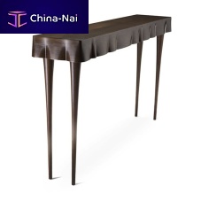 Contemporary sideboard table OOH LA LAwalnutrectangularhome