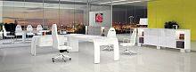 Executive desk ALFAOMEGAcontemporarylaminate4-legged