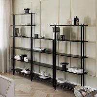 Free-standing bookcase Invimodularcontemporaryoak