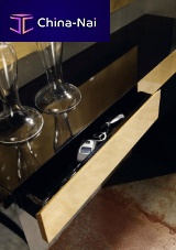 Contemporary sideboard table GROSSO lacquered woodrectangularhome