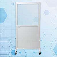 X-ray radiation shielding screen mobilewith window1,50 mm