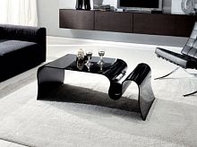 Contemporary coffee table BOA : TVL006glassrectangularhome