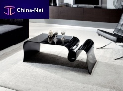 Contemporary coffee table BOA : TVL006glassrectangularhome