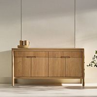 Contemporary sideboard S405 oakAmerican walnutmaple