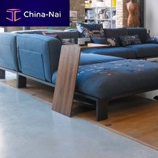 Contemporary side table SIDEKICK oakwalnutcherrywood