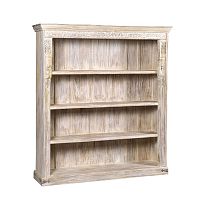 Free-standing bookcase NAMAST traditionalsolid woodhand-carved wood