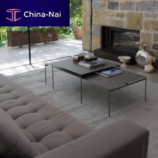 Contemporary nesting tables Toriiceramicmetal baserectangular