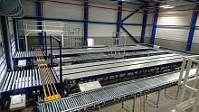 Slat conveyor transportloadingunloading