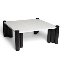 Contemporary coffee table SAMSONglassashconcrete