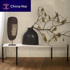 Contemporary coffee table BLADEMDFmarblesteel base
