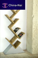 Free-standing bookcase ALBEROoriginal designwoodensolid wood