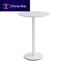 Contemporary high bar table DECImarbleroundcommercial