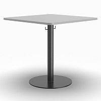 Contemporary dining table ST3030-Ssteelsteel basesquare