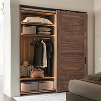 Built-in wardrobe GLADKOcontemporarymetalleather