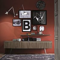 Sideboard with long legs contemporaryoakpolymer