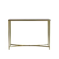 Contemporary sideboard table MILANO : FERRANDO marblebrass baserectangular